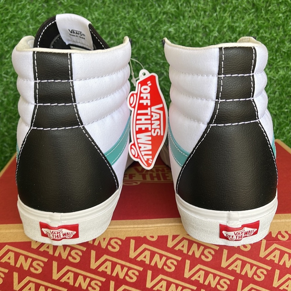 Vans Sk8-Hi Classic Sport Black/True White Leather Womens sneakers - Picture 14 of 16